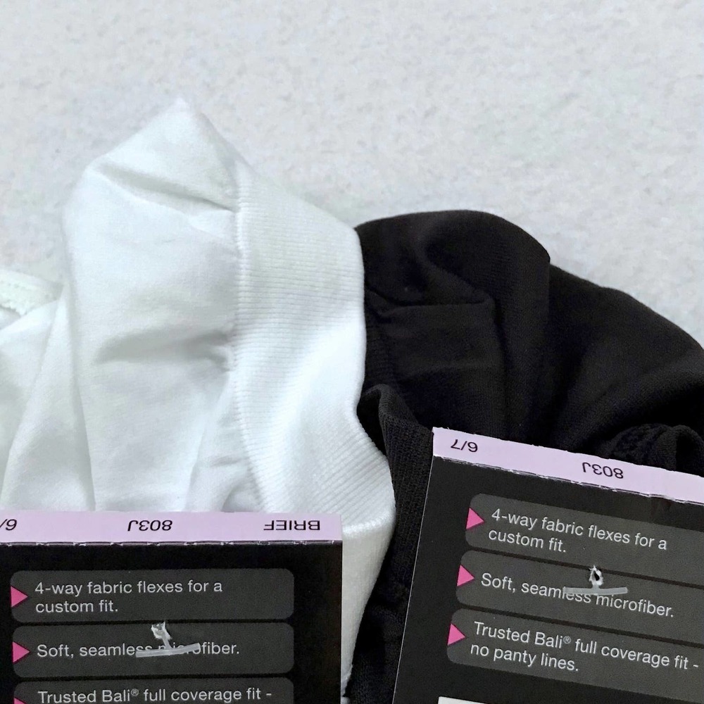 Bali “2/$20” NWT Comfort Revolution Seamless Brief Panties Women 6/7 - Picture 9 of 12
